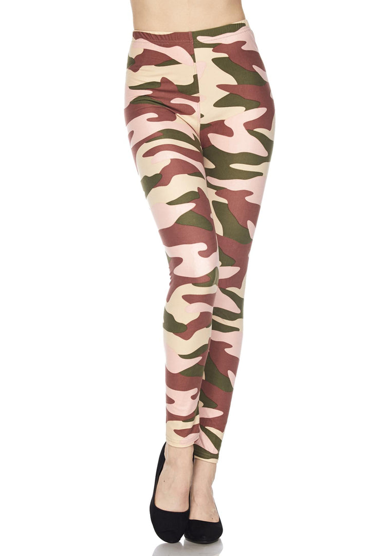 Buttery Smooth Neapolitan Camouflage Leggings