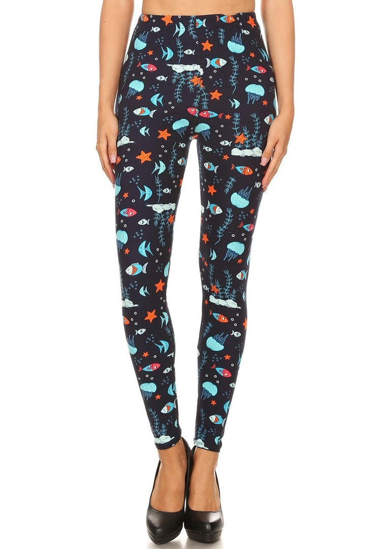 Buttery Smooth Oceans Alive Leggings