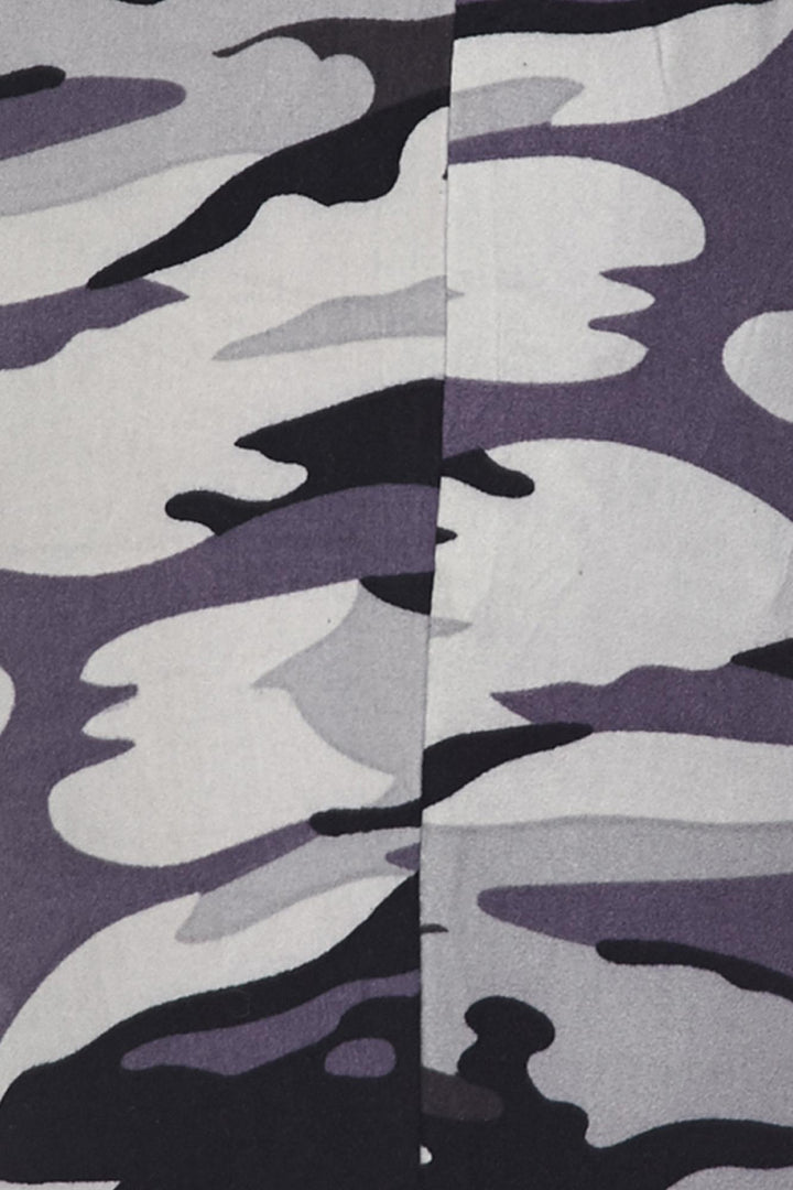 Buttery Soft Gray Camouflage Joggers