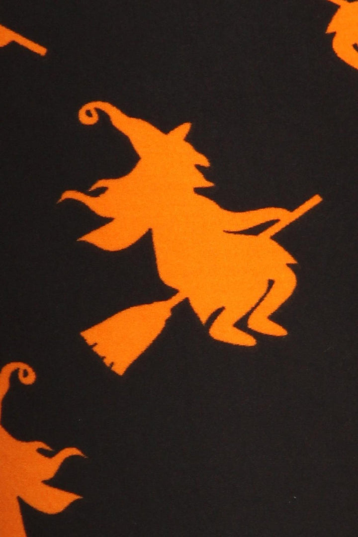 Buttery Soft Broomstick Witches Kids Leggings