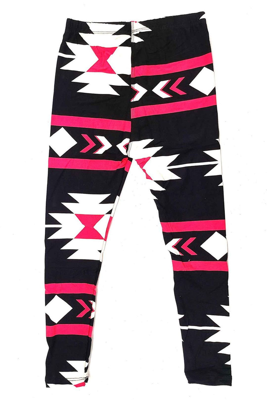 Buttery Soft Magenta Aztec Tribal Kids Leggings