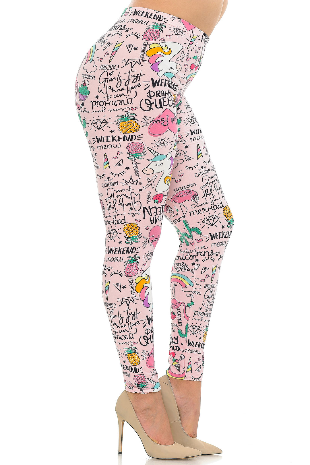 Buttery Smooth Weekend Drama Queen Plus Size Leggings