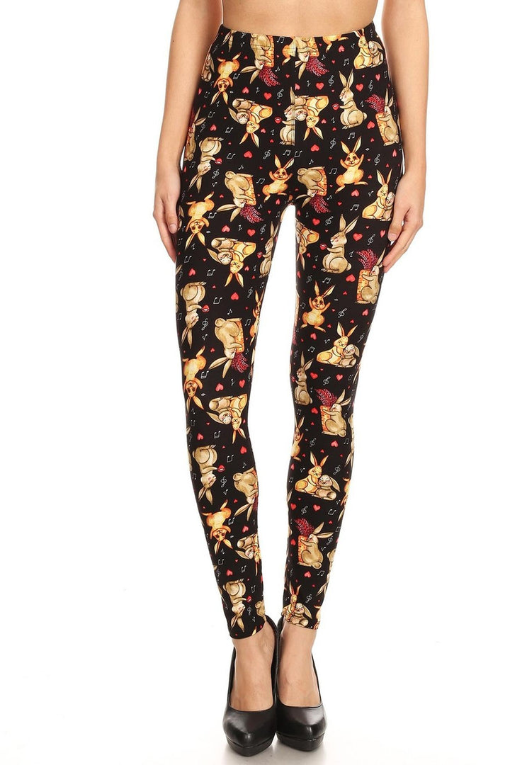 Buttery Smooth Bunny Rabbit Plus Size Leggings
