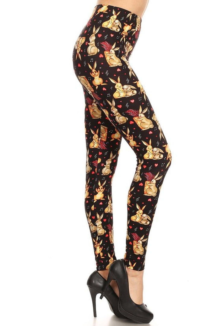 Buttery Smooth Bunny Rabbit Plus Size Leggings