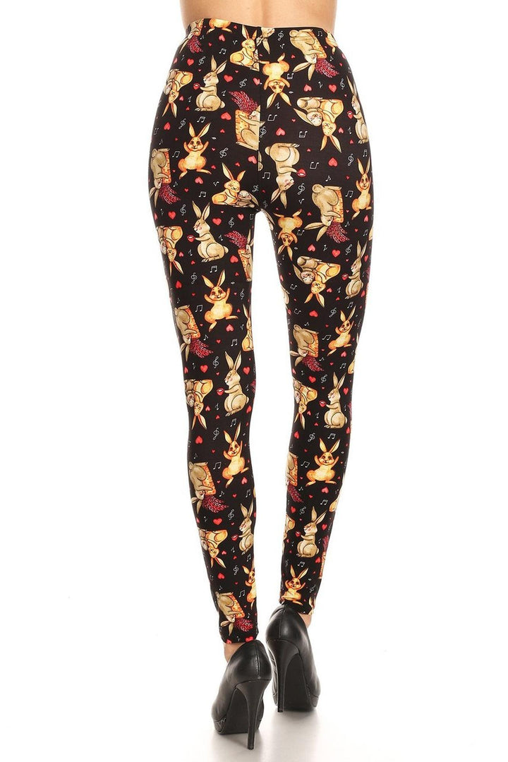 Buttery Smooth Bunny Rabbit Plus Size Leggings