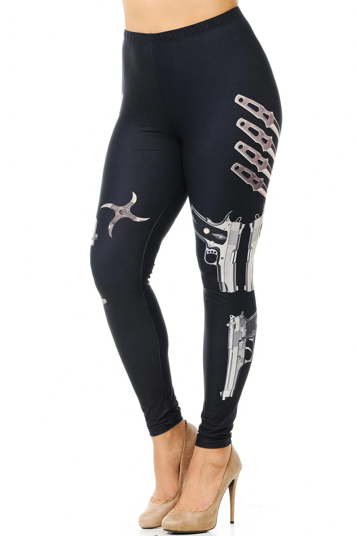 Creamy Soft Mission Impossible Plus Size Leggings