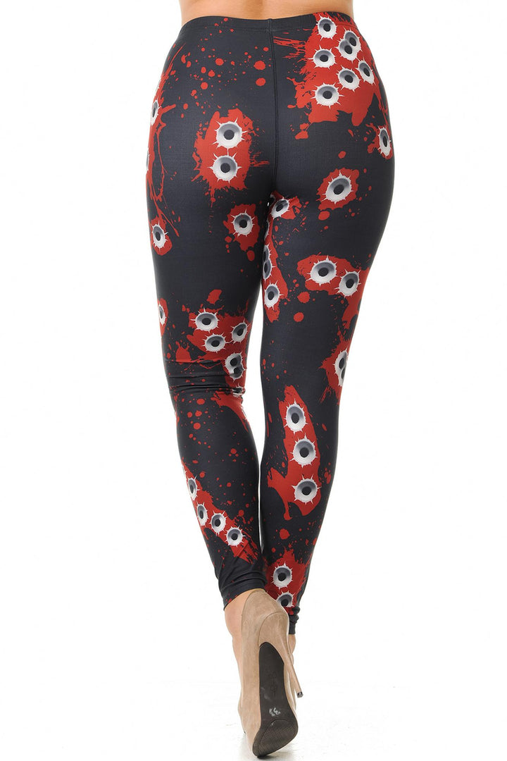 Creamy Soft Drive By Shooting Plus Size Leggings