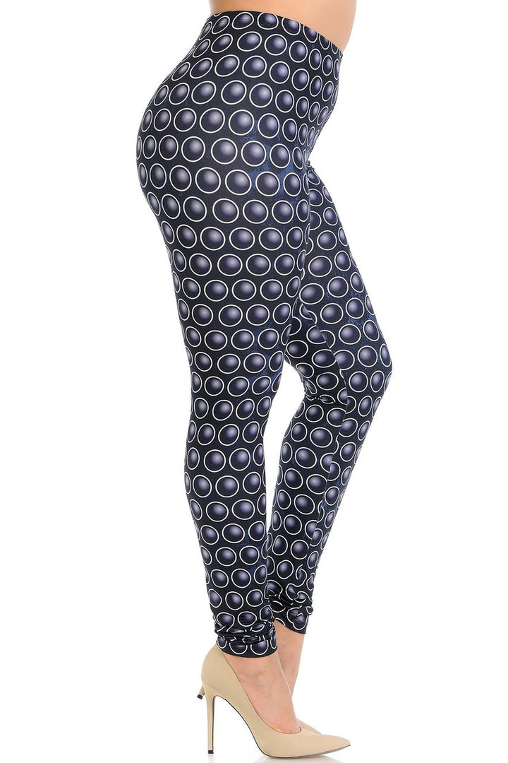 Creamy Soft 3D Ball Bearing Plus Size Leggings - Signature Collection