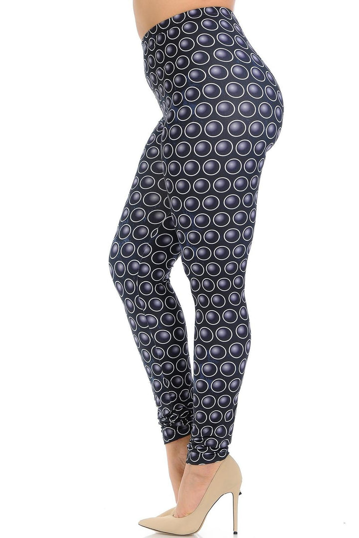 Creamy Soft 3D Ball Bearing Plus Size Leggings - Signature Collection