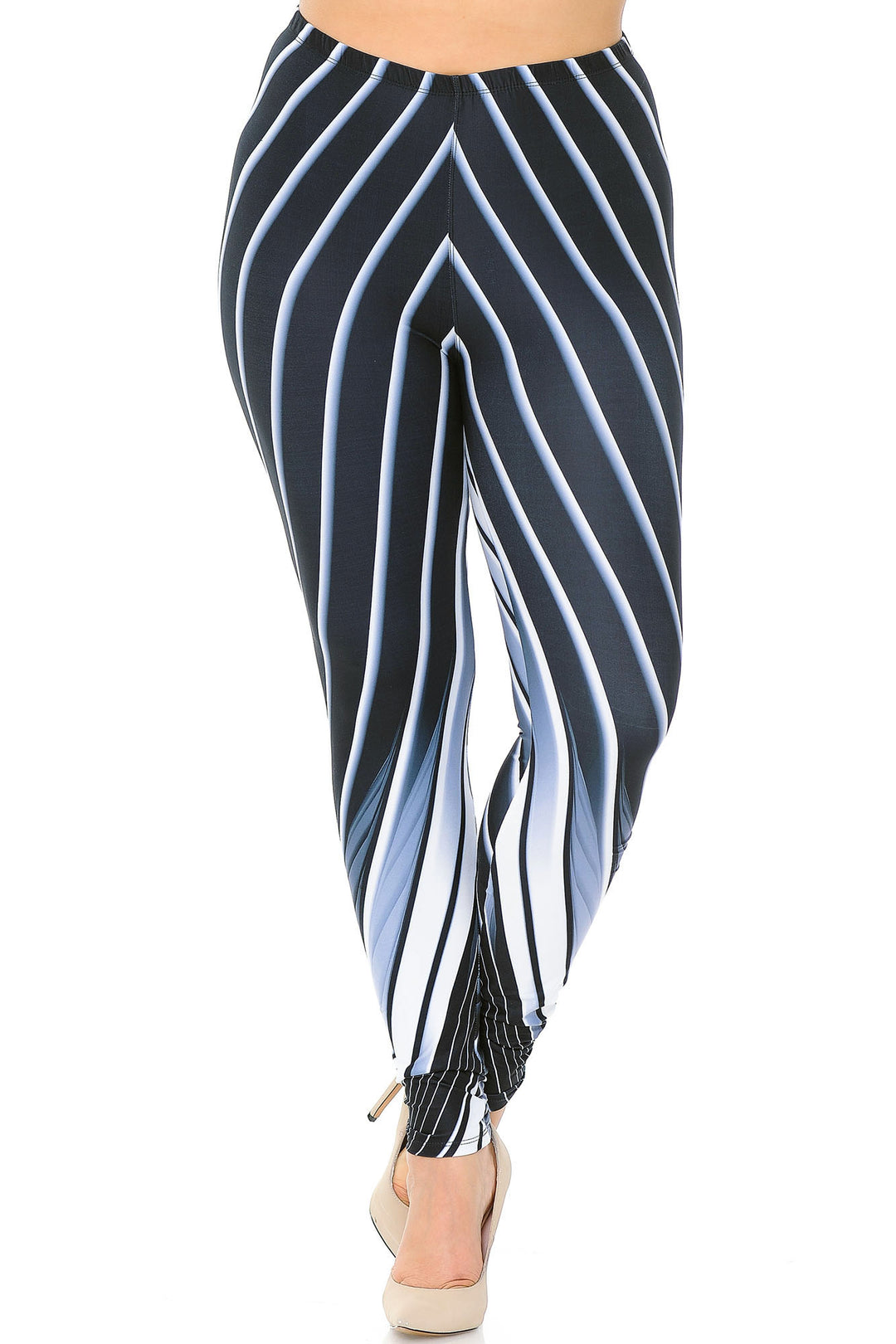 Creamy Soft Contour Body Lines Plus Size Leggings - USA Fashion