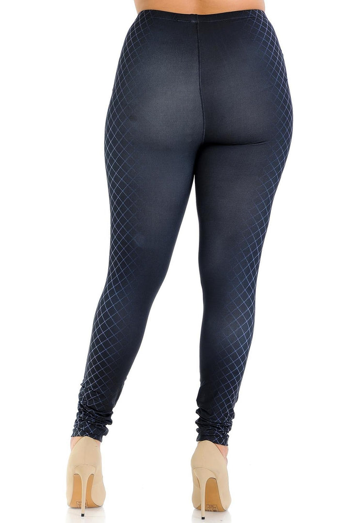 Creamy Soft Contour Crisscross Plus Size Leggings - Signature Collection