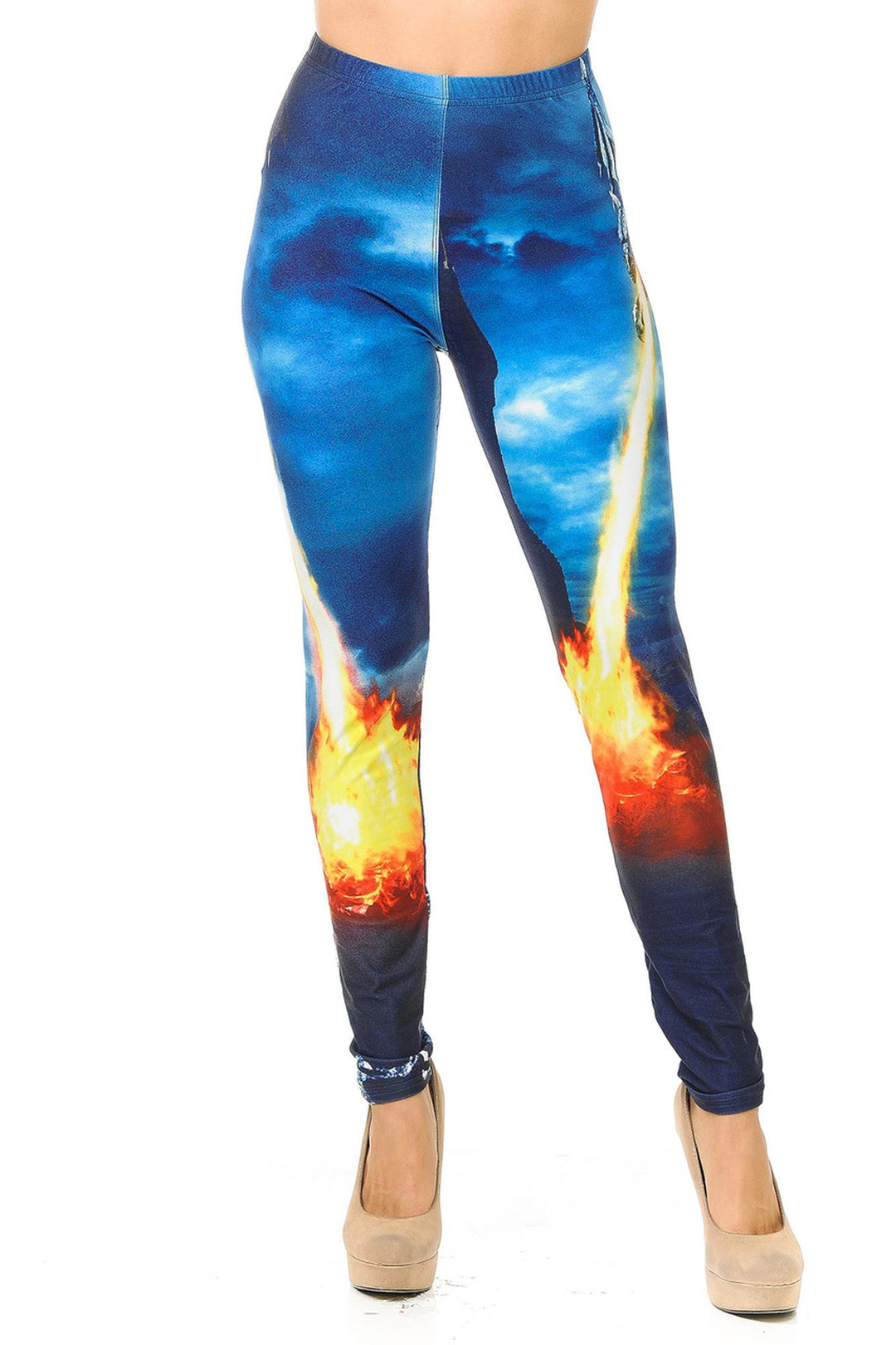 Creamy Soft Dragon Rage Plus Size Leggings