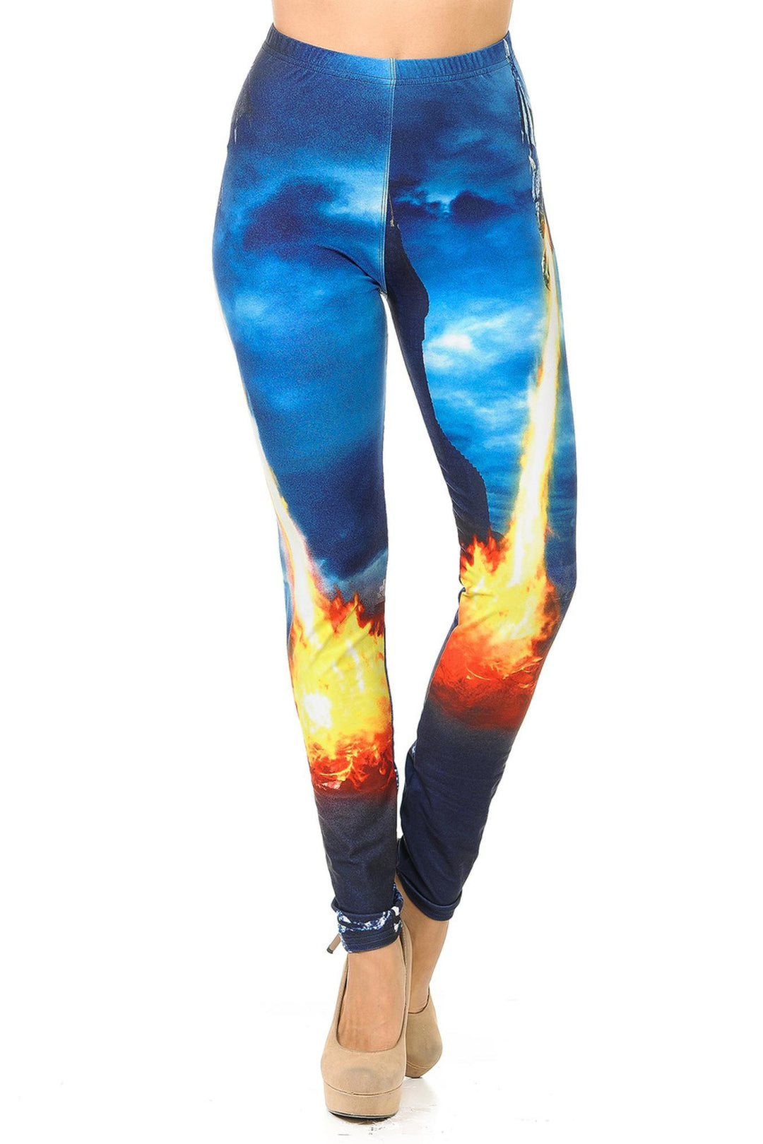 Creamy Soft Dragon Rage Plus Size Leggings