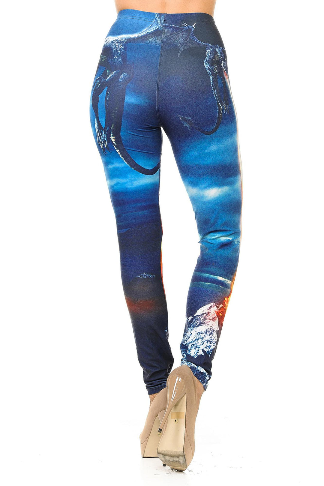 Creamy Soft Dragon Rage Plus Size Leggings