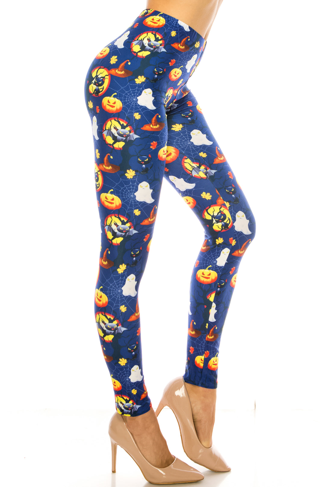 Creamy Soft Halloween Critters Plus Size Leggings - USA Fashion