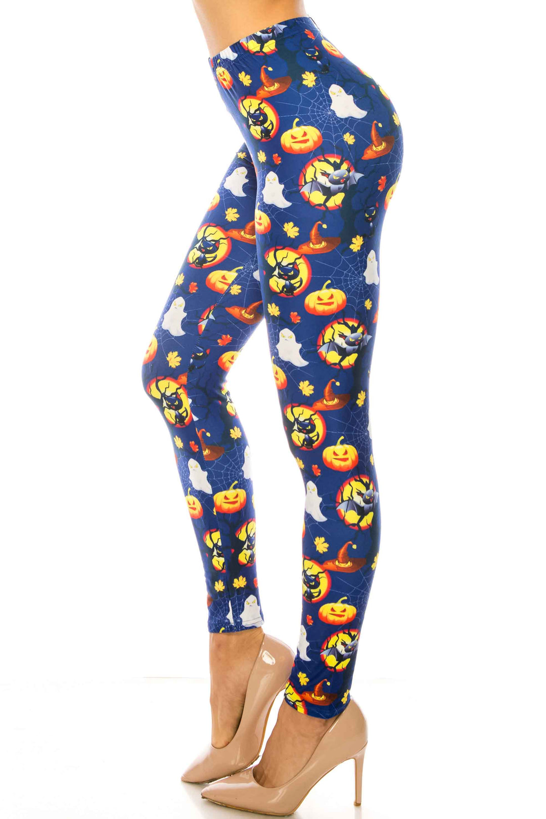 Creamy Soft Halloween Critters Plus Size Leggings - USA Fashion