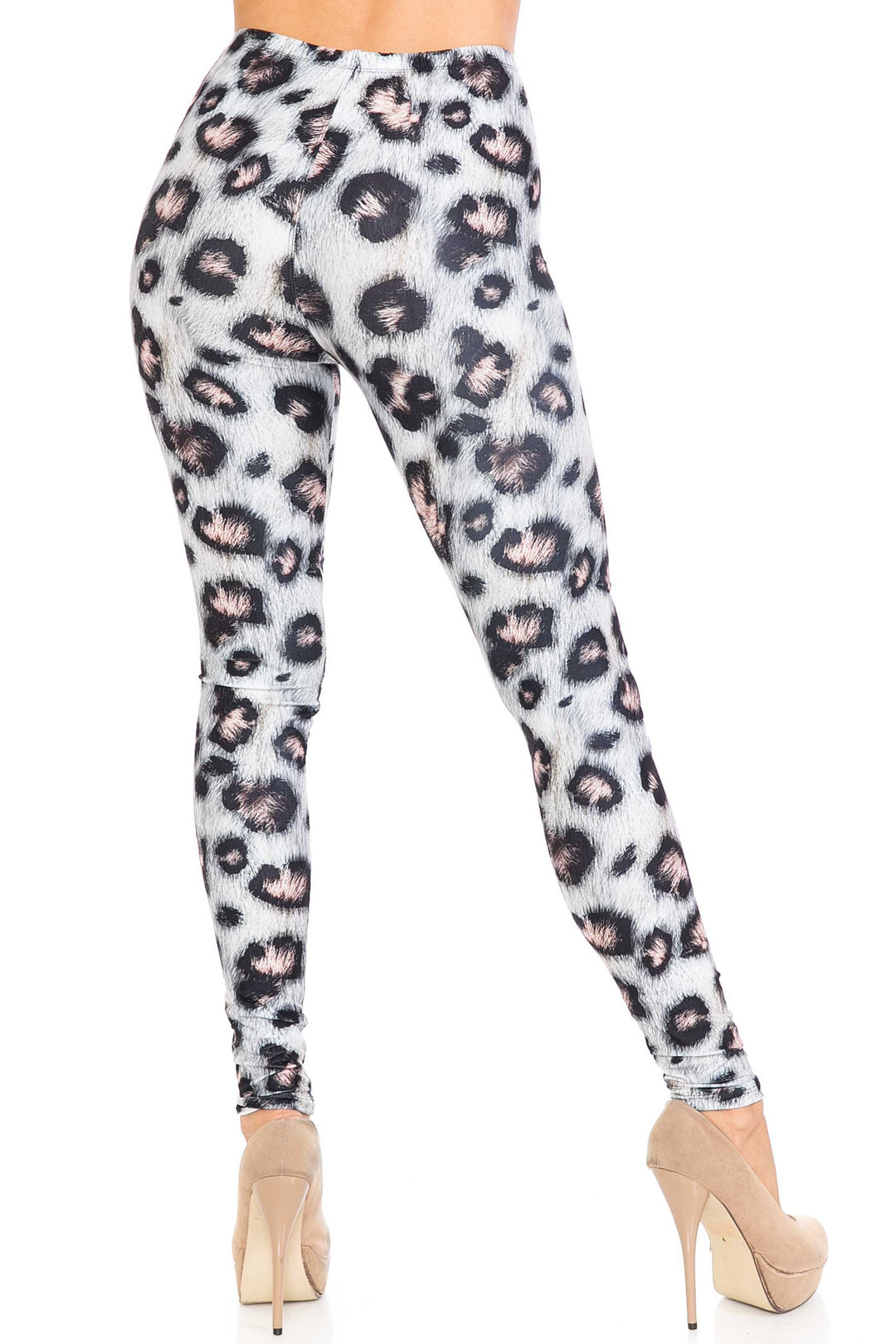 Creamy Soft Moda Leopard Plus Size Leggings - USA Fashion