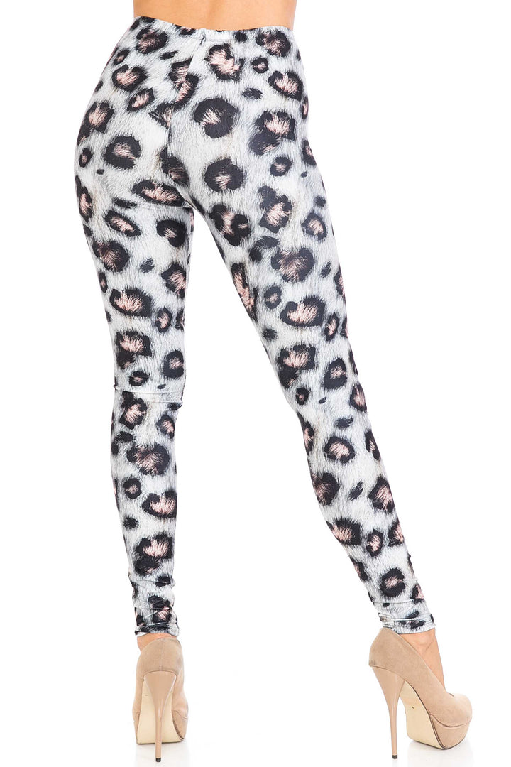 Creamy Soft Moda Leopard Plus Size Leggings - USA Fashion