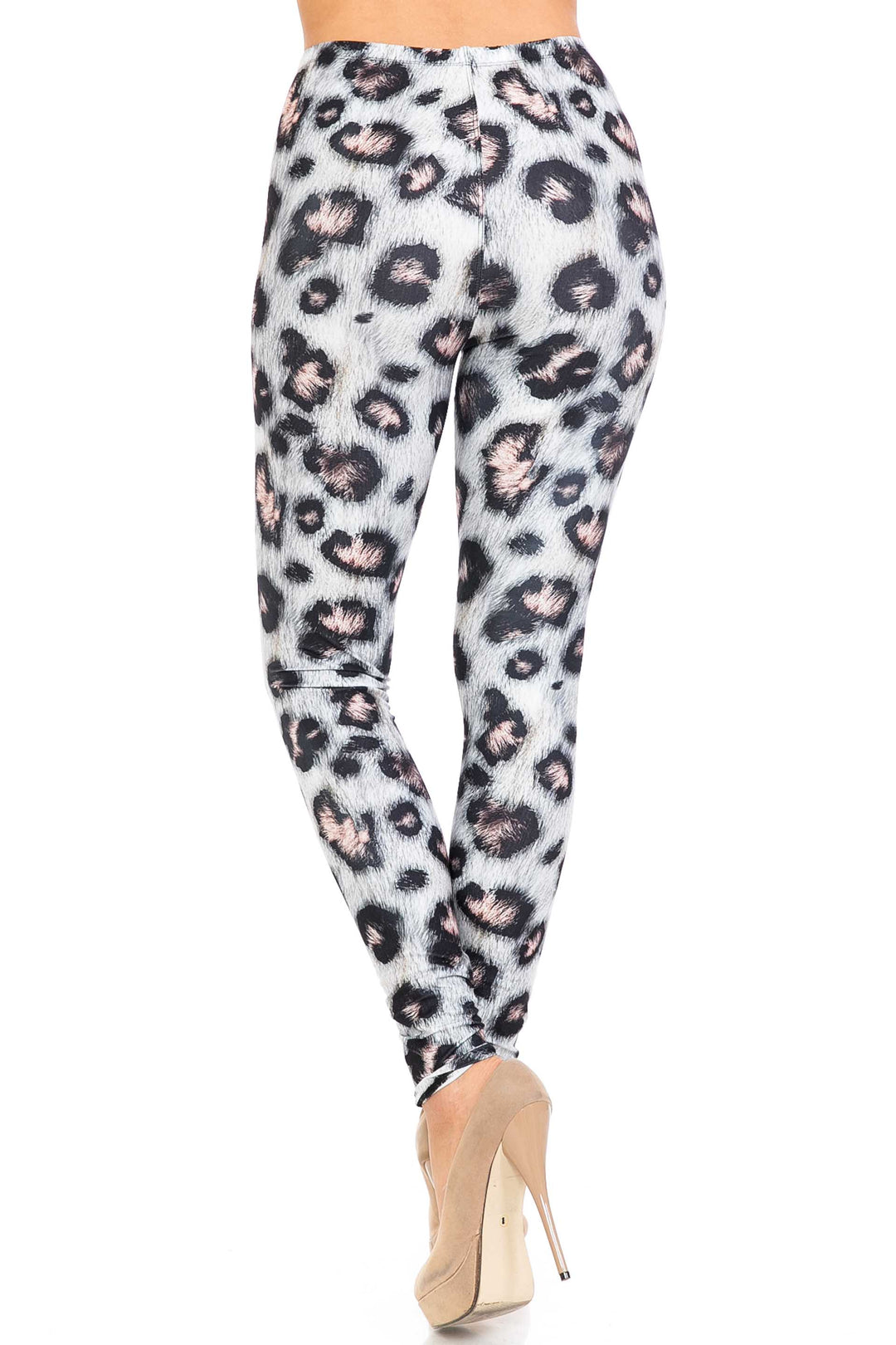 Creamy Soft Moda Leopard Plus Size Leggings - USA Fashion