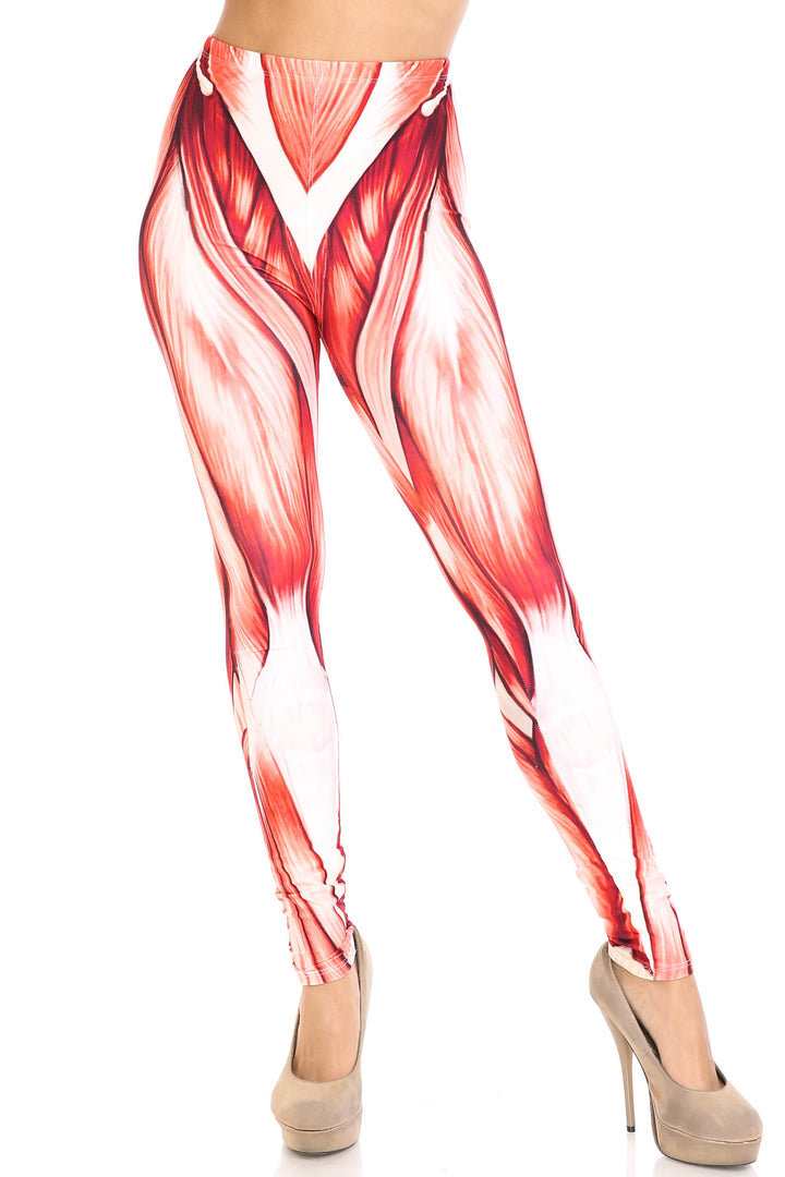 Creamy Soft Muscle Plus Size Leggings - By USA Fashion