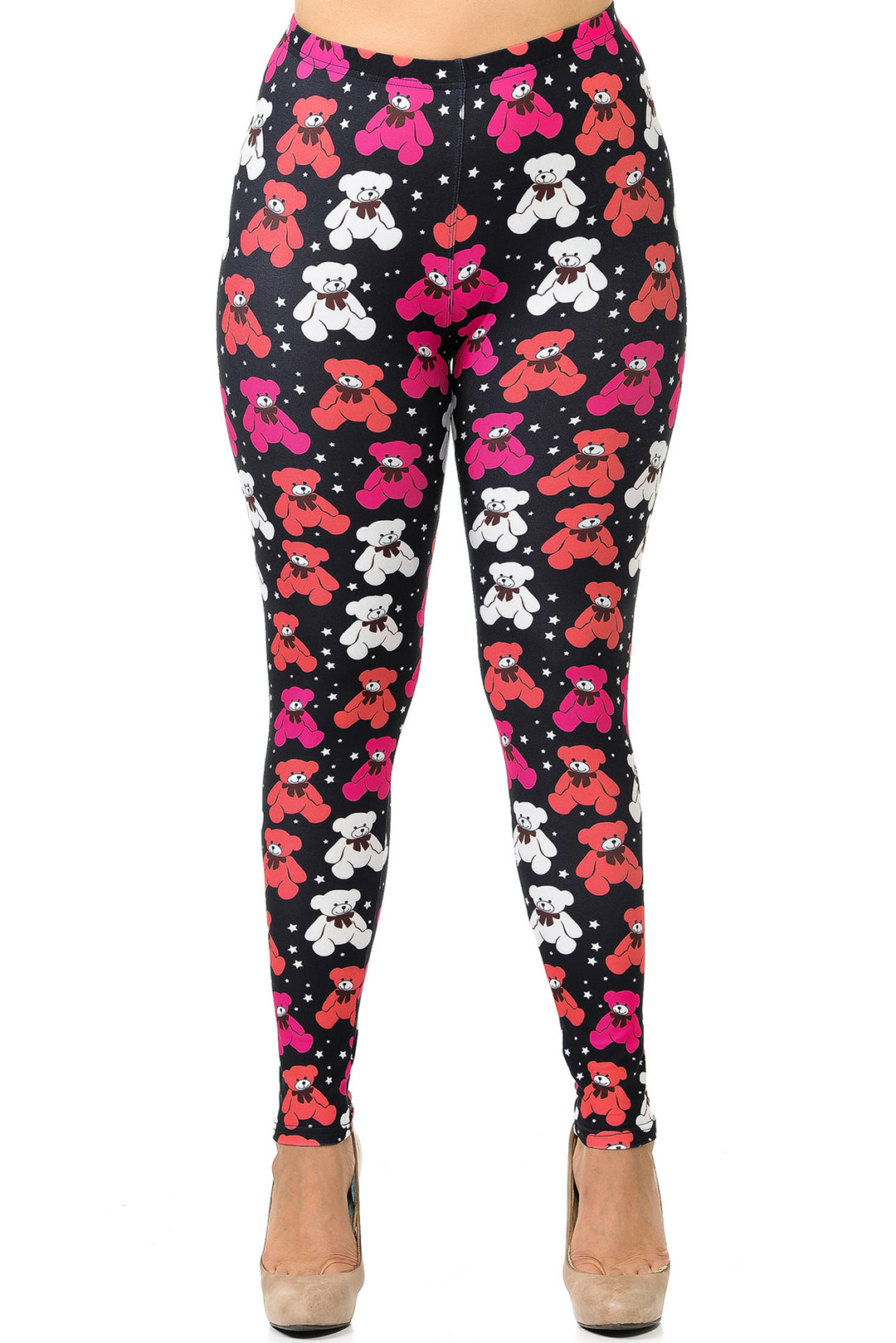 Creamy Soft Teddy Bear Plus Size Leggings