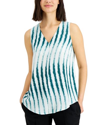 Alfani Petite Printed High Low Tunic