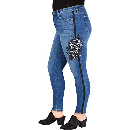 Style & Co Plus Size Lacy Rose Skinny Jeans