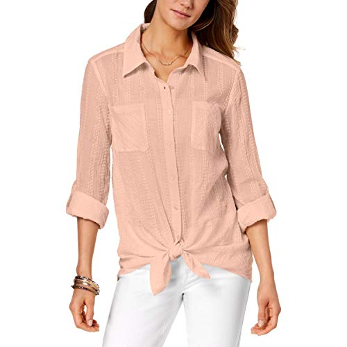 Style & Co Tie Front Shirt