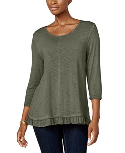 Style & Co Ruffle Hem Tunic