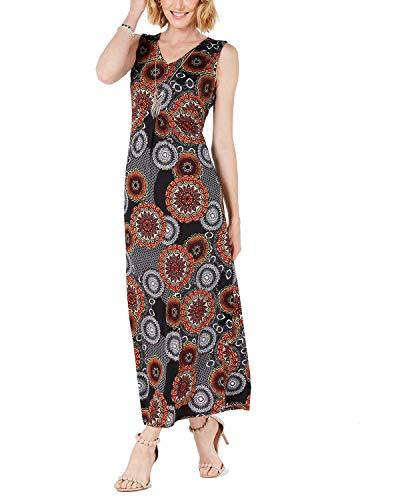 Petite Sleeveless V-Neck Maxi Dress