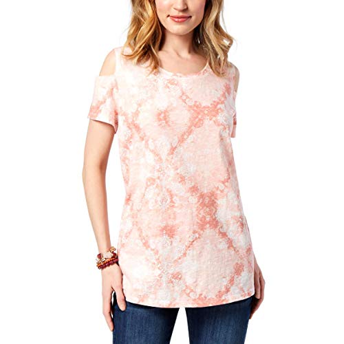 Style & Co Plus Size Cotton Cold Shoulder Tunic