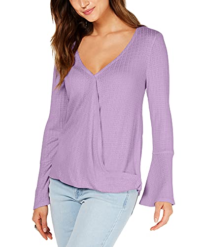 Style & Co V Neck Bell Sleeve Top
