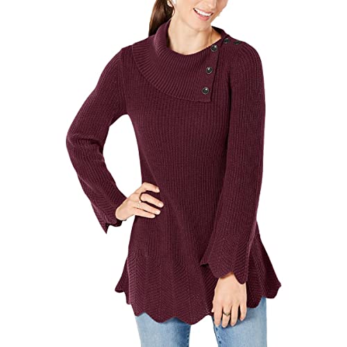 Style & Co Scallop Edge Sweater