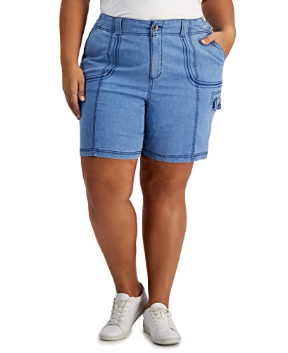 Style & Co Plus Size Chambray Shorts