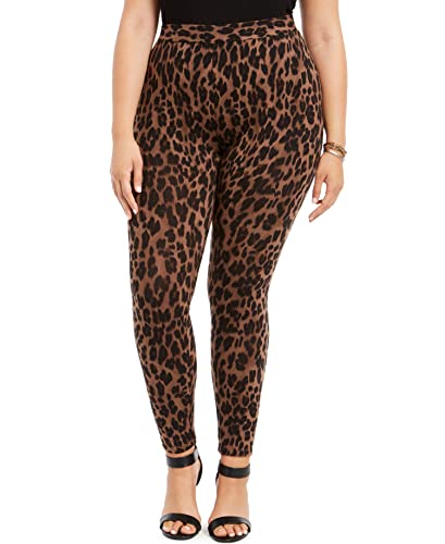 Style & Co Plus Size Basic Printed Leggings