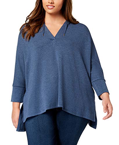 Style & Co Plus Size V Neck Hoodie