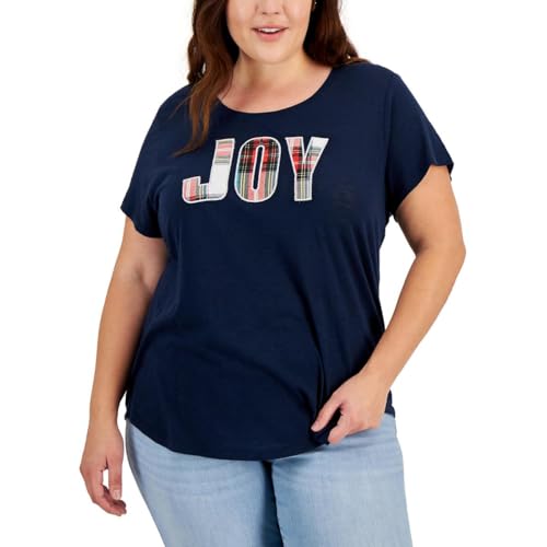 Style & Co Plus Size Crewneck T-Shirt
