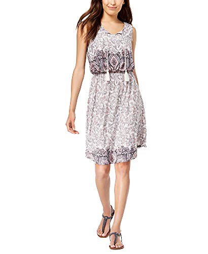 Style & Co Sleeveless Printed Dress