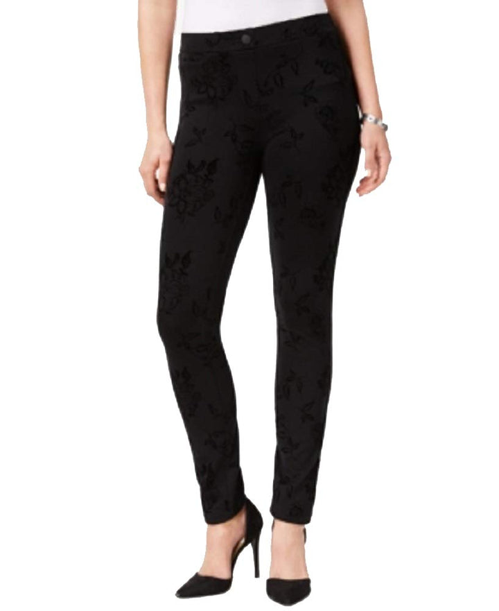 Style & Co Velvet Flocked Leggings