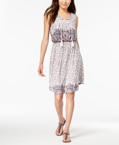 Style & Co Sleeveless Printed Dress