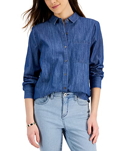 Style & Co Womens Cotton Shirt