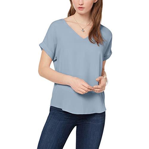 Juniors' Back-Zip Cuff-Sleeved Top