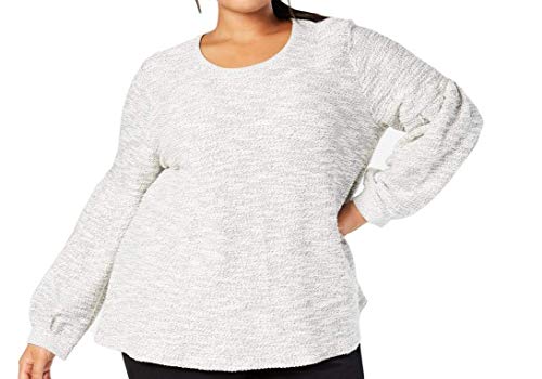 Style & Co Plus Size French Terry Bishop Sleeve Top