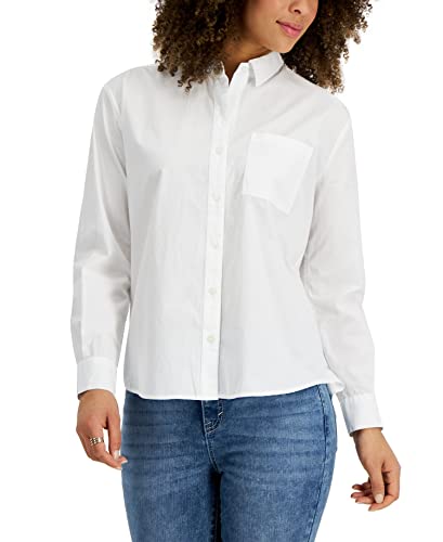 Style & Co Womens Cotton Shirt