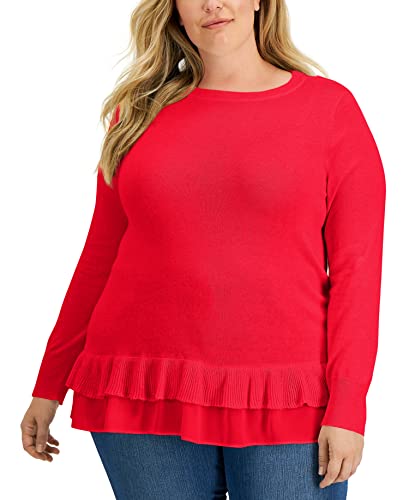 Style & Co Plus Size Chiffon Hem Tunic