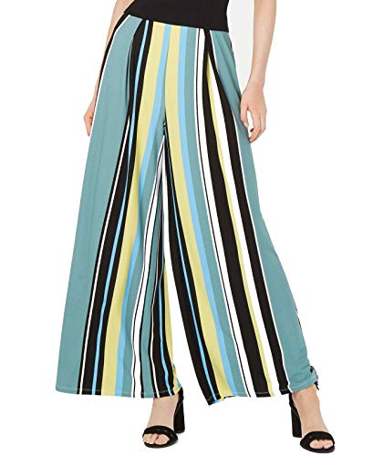 Striped Wide-Leg Pants