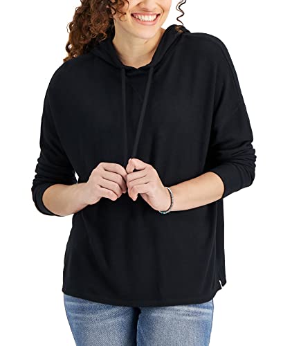 Style & Co Solid Long Sleeve Hoodie