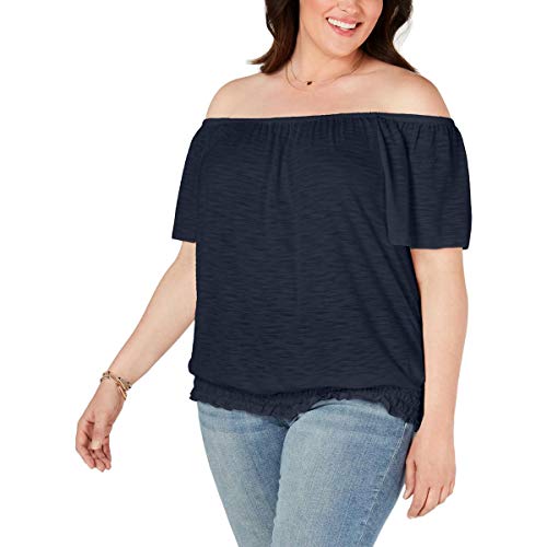 Style & Co Plus Size Off The Shoulder Top