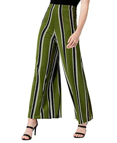 Striped Wide-Leg Pants