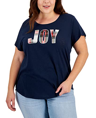Style & Co Plus Size Crewneck T-Shirt